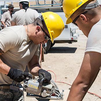 Men working