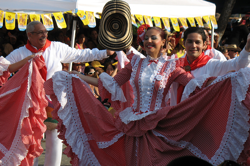 Young people dancing