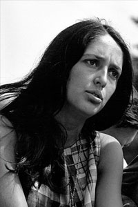 Rostro de Joan Baez