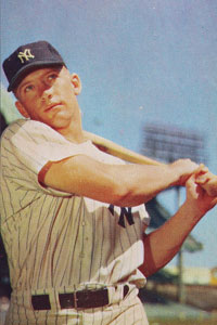 Rostro de Mickey Mantle