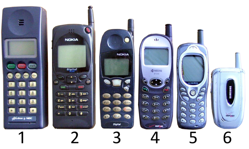 Old cell phones