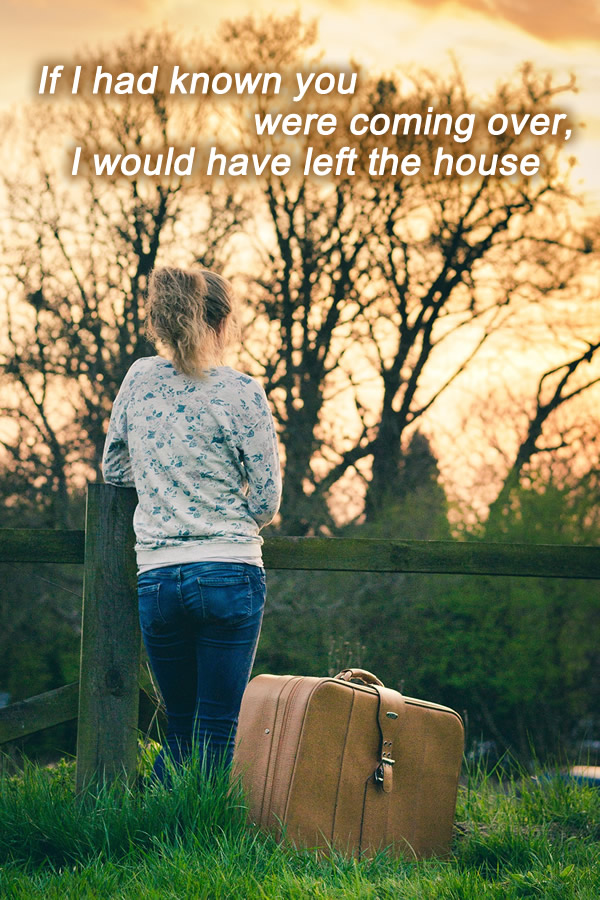 Woman with luggage