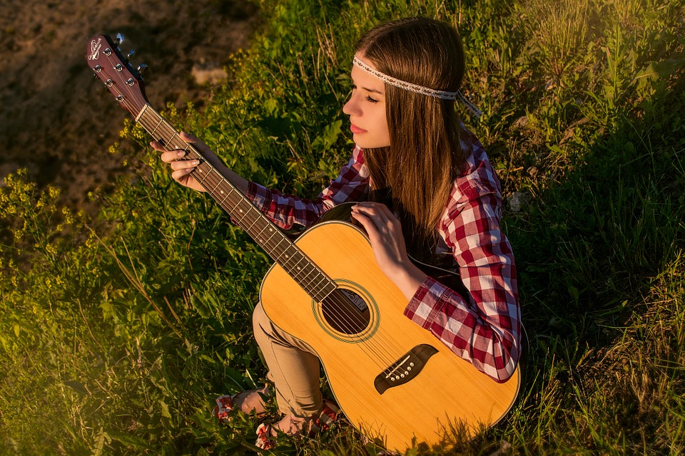 Girl in summer