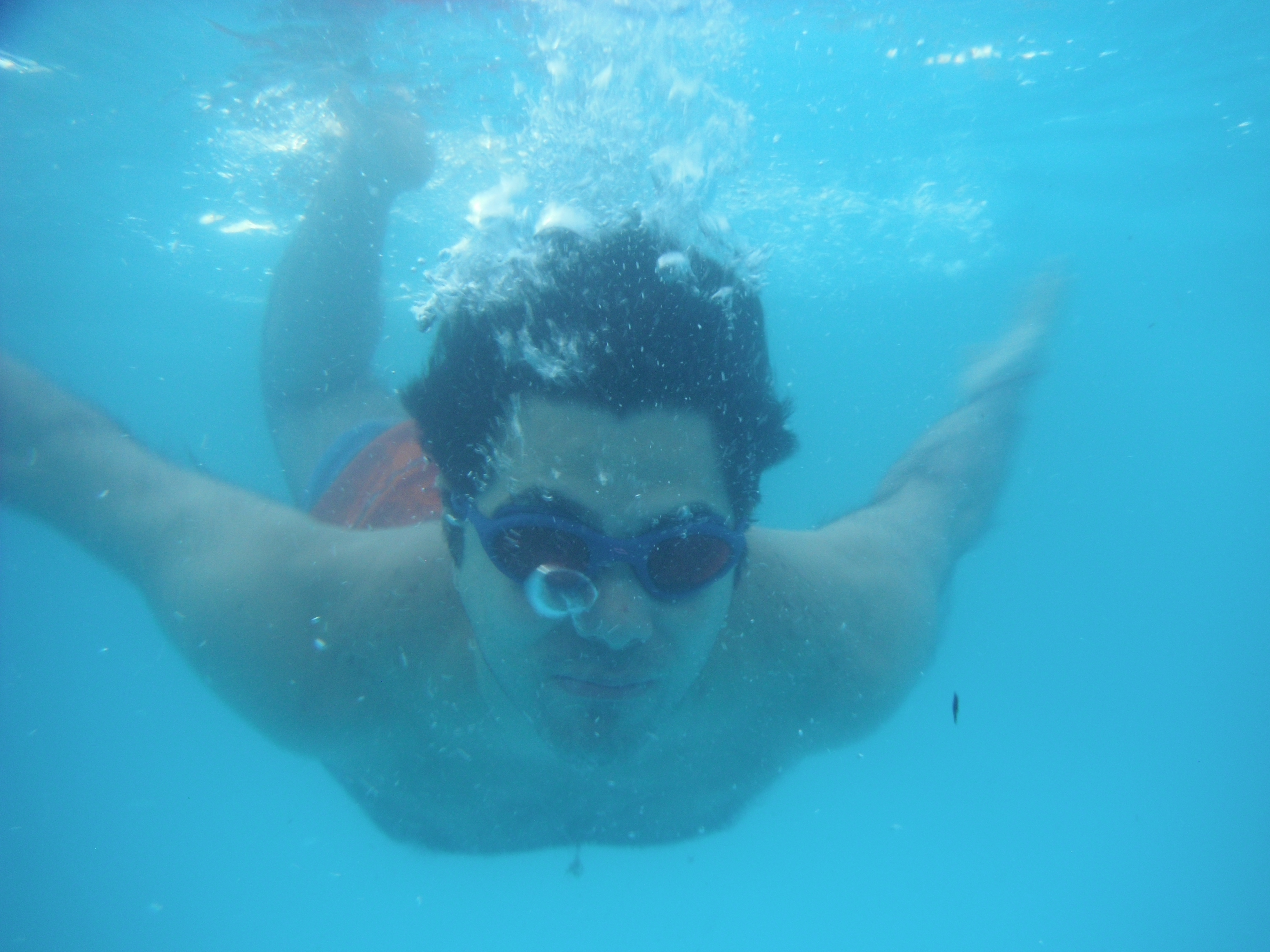 Swimming man