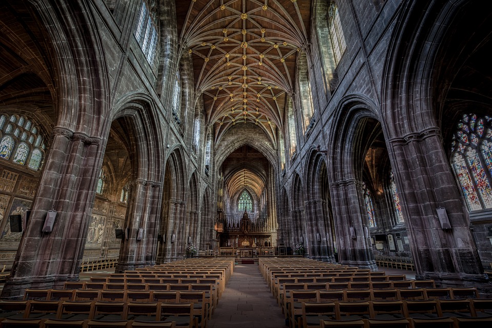 Dialogue cloud with church